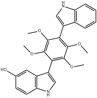 3-[4-(1H-indol-3-yl)-2,3,5,6-tetramethoxyphenyl]-1H-indol-5-ol