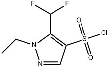 1H-Pyrazole-4-sulfonyl chloride, 5-(difluoromethyl)-1-ethyl-