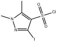 1H-Pyrazole-4-sulfonyl chloride, 3-iodo-1,5-dimethyl-