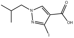 1H-Pyrazole-4-carboxylic acid, 3-iodo-1-(2-methylpropyl)-