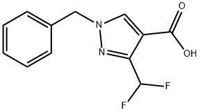1-benzyl-3-(difluoromethyl)-1H-pyrazole-4-carboxylic acid