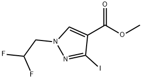 methyl 1-(2,2-difluoroethyl)-3-iodo-1H-pyrazole-4-carboxylate