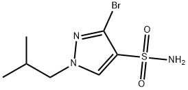 1H-Pyrazole-4-sulfonamide, 3-bromo-1-(2-methylpropyl)-