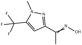 Ethanone, 1-[1-methyl-5-(trifluoromethyl)-1H-pyrazol-3-yl]-, oxime
