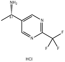 (S)-1-(2-(trifluoromethyl)pyrimidin-5-yl)ethan-1-amine hydrochloride