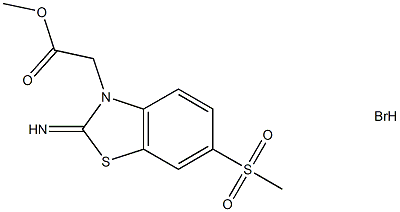 METHYL 2-(2-IMINO-6-(METHYLSULFONYL)BENZO[D]THIAZOL-3(2H)-YL)ACETATE HYDROBROMIDE