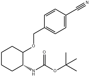 Carbamic acid, N-[(1R)-2-[(4-cyanophenyl)methoxy]cyclohexyl]-, 1,1-dimethylethyl ester