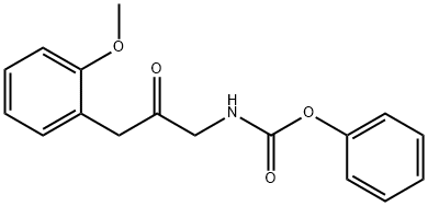 Carbamic acid, N-[3-(2-methoxyphenyl)-2-oxopropyl]-, phenyl ester