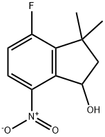 1H-Inden-1-ol, 4-fluoro-2,3-dihydro-3,3-dimethyl-7-nitro-