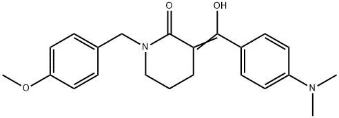 2-Piperidinone, 3-[[4-(dimethylamino)phenyl]hydroxymethylene]-1-[(4-methoxyphenyl)methyl]-