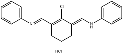 Benzenamine, N-[[2-chloro-3-[(3E)-(phenylamino)methylene]-1-cyclohexen-1-yl]methylene]-, hydrochloride (1:1)