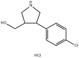 [4-(4-Chlorophenyl)pyrrolidin-3-yl]methanol hydrochloride