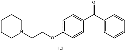 4-[2-(1-Piperidinyl)ethoxy]benzophenone hydrochloride