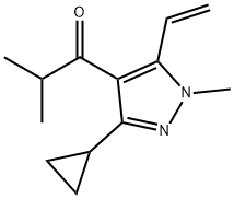 1-Propanone, 1-(3-cyclopropyl-5-ethenyl-1-methyl-1H-pyrazol-4-yl)-2-methyl-