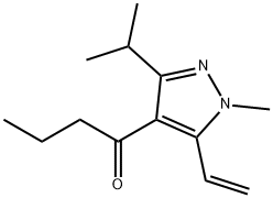 1-Butanone, 1-[5-ethenyl-1-methyl-3-(1-methylethyl)-1H-pyrazol-4-yl]-