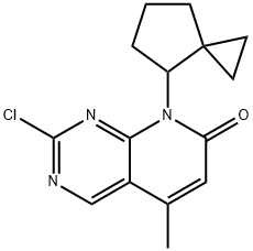 Pyrido[2,3-d]pyrimidin-7(8H)-one, 2-chloro-5-methyl-8-spiro[2.4]hept-4-yl-