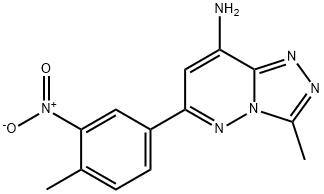 1,2,4-Triazolo[4,3-b]pyridazin-8-amine, 3-methyl-6-(4-methyl-3-nitrophenyl)-