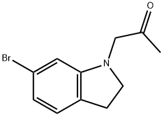 2-Propanone, 1-(6-bromo-2,3-dihydro-1H-indol-1-yl)-