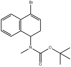 Carbamic acid, N-(4-bromo-1,2-dihydro-1-naphthalenyl)-N-methyl-, 1,1-dimethylethyl ester