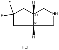 rel-(3aR,6aS)-5,5-Difluorooctahydrocyclopenta[c]pyrrole hydrochloride