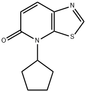 Thiazolo[5,4-b]pyridin-5(4H)-one, 4-cyclopentyl-