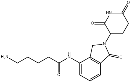 5-amino-N-[2-(2,6-dioxo-3-piperidinyl)-2,3-dihydro-1-oxo-1H-isoindol-4-yl]-Pentanamide,