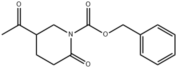 1-Piperidinecarboxylic acid, 5-acetyl-2-oxo-, phenylmethyl ester