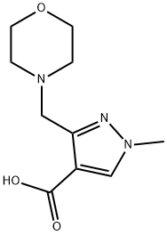 1H-Pyrazole-4-carboxylic acid, 1-methyl-3-(4-morpholinylmethyl)-