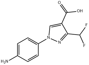 1-(4-aminophenyl)-3-(difluoromethyl)-1H-pyrazole-4-carboxylic acid