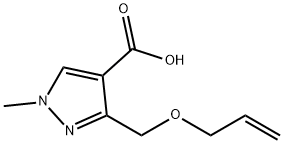 1H-Pyrazole-4-carboxylic acid, 1-methyl-3-[(2-propen-1-yloxy)methyl]-