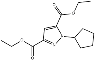 diethyl 1-cyclopentyl-1H-pyrazole-3,5-dicarboxylate