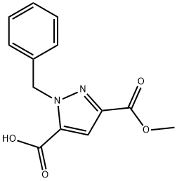 1-benzyl-3-(methoxycarbonyl)-1H-pyrazole-5-carboxylic acid