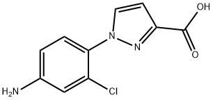 1-(4-amino-2-chlorophenyl)-1H-pyrazole-3-carboxylic acid