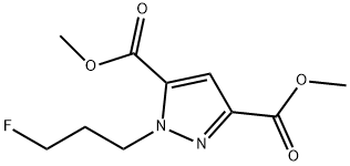 dimethyl 1-(3-fluoropropyl)-1H-pyrazole-3,5-dicarboxylate