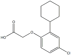 2-(4-氯-2-环己基苯氧基)乙酸