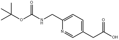 6-[[[(1,1-Dimethylethoxy)carbonyl]amino]methyl]-3-pyridineacetic acid