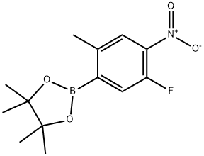 2-(5-氟-2-甲基-4-硝基苯基)-4,4,5,5-四甲基-1,3,2-二氧杂硼环戊烷