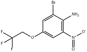 2-Bromo-6-nitro-4-(2,2,2-trifluoroethoxy)aniline