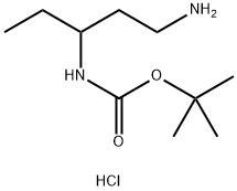 tert-Butyl(1-aminopentan-3-yl)carbamatehydrochloride