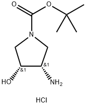 rel-tert-butyl (3R,4S)-3-amino-4-hydroxypyrrolidine-1-carboxylate hydrochloride