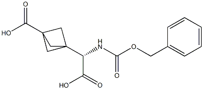 3-[(S)-{[(benzyloxy)carbonyl]amino}(carboxy)methyl]bicyclo[1.1.1]pentane-1-carboxylic acid