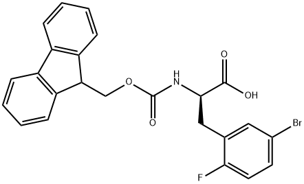 N-Fmoc-5-bromo-2-fluoro-D-phenylalanine