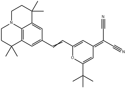 4-(DICYANOMETHYLENE)-2-T-BUTYL-6-(1,1,7,7-TETRAMETHYLJULOLIDYL-9-ENYL)-4H-PYRAN (DCJTB)