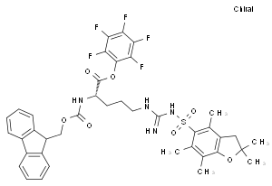 N-alpha-Fmoc-N-gamma-(2,2,4,6,7-五甲基二氢苯并呋喃-5-磺酰基)-L-精氨酸五氟苯酯