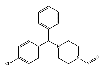 1- [(4-chloro phenyl) (phenyl)methyl]-4-nitrosopiperazine