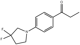 1-Propanone, 1-[4-(3,3-difluoro-1-pyrrolidinyl)phenyl]-