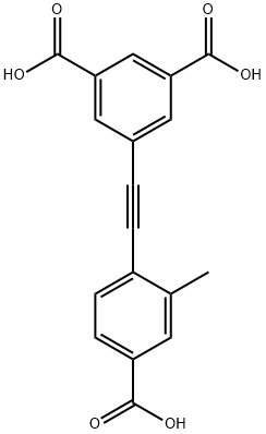 5-((4-carboxy-2-methylphenyl)ethynyl)isophthalic acid