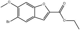 5-bromo-6-methoxy-benzofuran-2-carboxylic acid ethyl ester