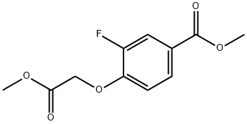 methyl 3-fluoro-4-(2-methoxy-2-oxoethoxy)benzoate