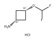 Cyclobutanamine, 3-(difluoromethoxy)-, hydrochloride (1:1), cis-